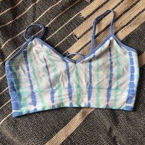 Xhilaration Blue and Green Bralette